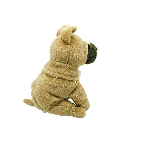 Ty Beanie Baby 2.0 Collection Cargo The Bull Dog 2008 Tan Animal Plush Toy 6x4" - Picture 5 of 12